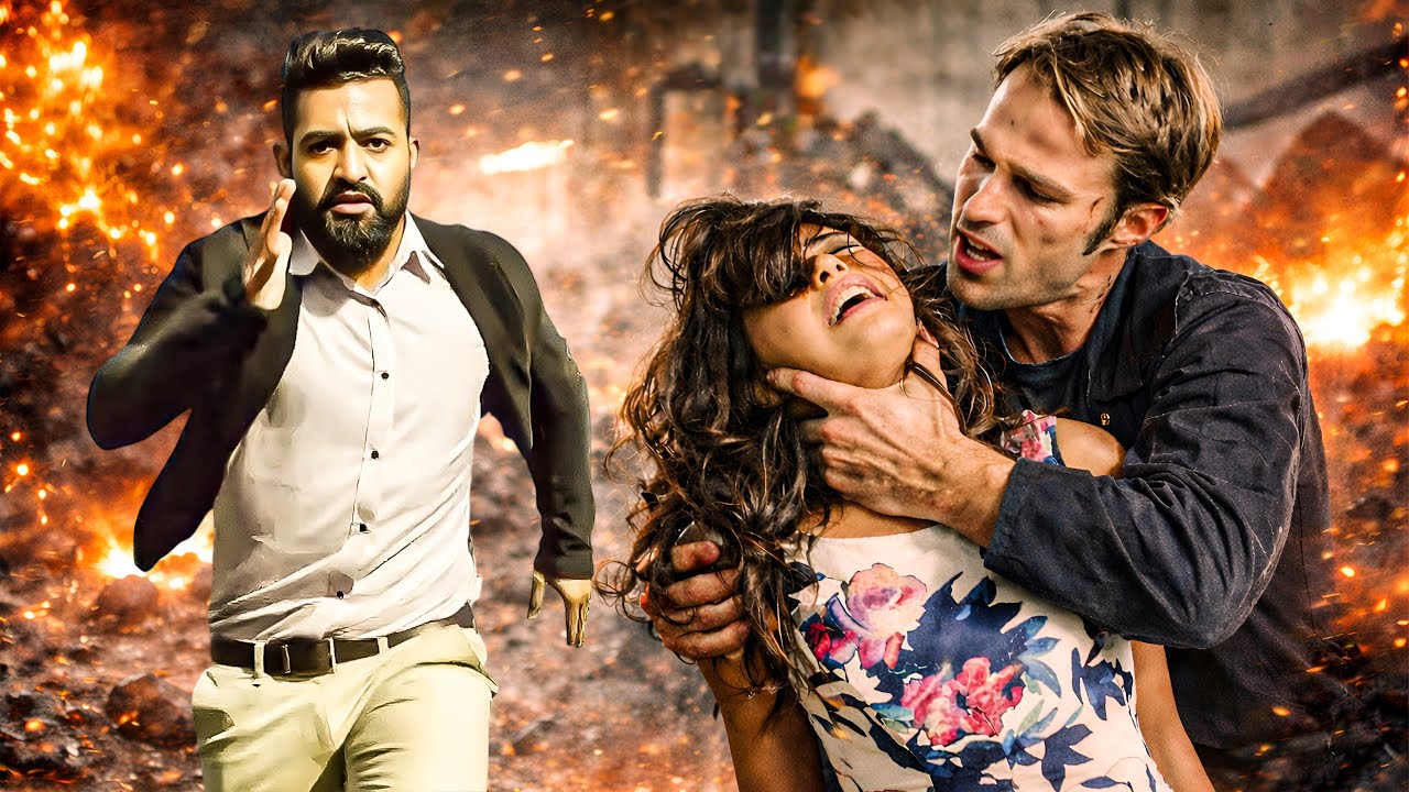 जान की बाज़ी लगाकर JR NTR ने बचाया अपने GIRLFRIEND को | Rakul Preet | Family Ek Deal Action Scene