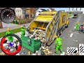Garbage Trash Truck Realistic Simulator 3D 2026 City Road Garbage Dumper Truck Game Android Gameplay