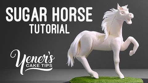Hoe maak je een SUIKERPAARD Tutorial | Yeners Cake Tips met Serdar Yener van Yeners Way