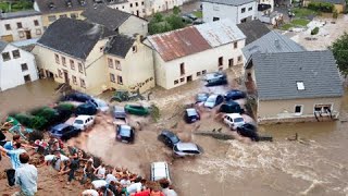 Germany NOW! Catastrophic rains have flooded Bisingen, Baden-Württemberg!
