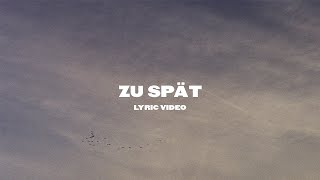 Whos Amy - Zu Spät Lyric Video