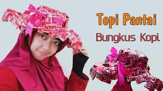 Beach Hat Made From Coffee Sachets | Newest DIY Crafts