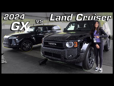 My Next SUV Build? Parked Side-By-Side: New Lexus GX vs Toyota Land Cruiser!