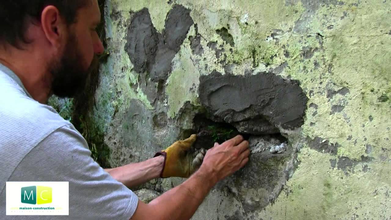 Comment réparer et reboucher les trous d'un mur en béton ?