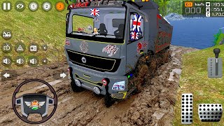 12 Wheel Tipper Truck Driving In Indian Offroad | Bus Simulator India Game | Bussid Mods Update  screenshot 4