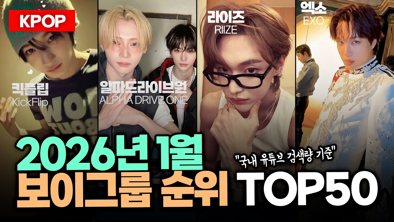(2026.01) 보이그룹 순위 - 