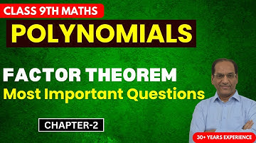 Class 9 Maths Chapter 2 | Class 9th Polynomials | Factor Theorem | NCERT | Ex 2.4 Q3