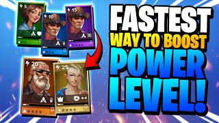 HOW TO BOOST YOUR POWER LEVEL FAST IN SAVE THE WORLD!