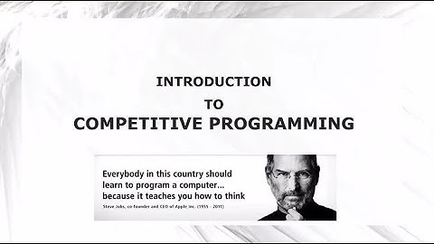 Introduction to Competitive Programming | CodeChef PRMITR Chapter