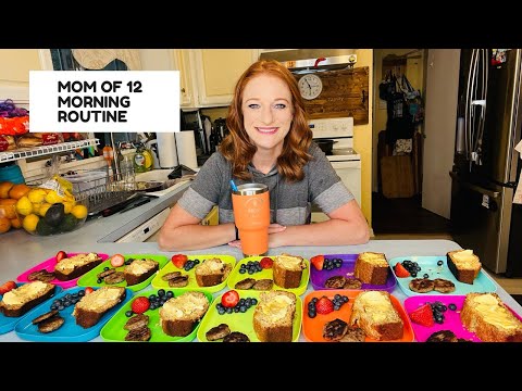 MOM OF 12 MORNING ROUTINE