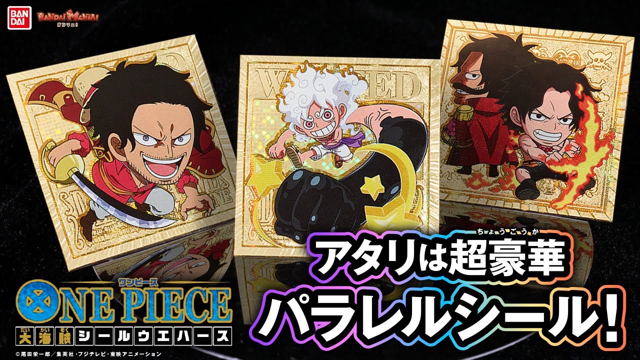 ワンピース シール 12枚セット ルフィーとドラゴン/ロジャーとエース!”親子”にフォーカスした胸