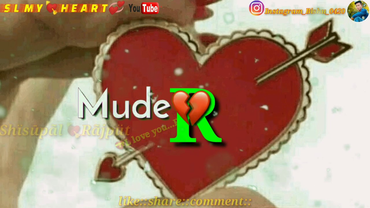 A Love P Letter Hearttouching Whatsapp Status Video Name Status Sl My Heart 1080p Youtube