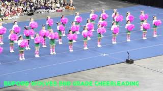 Buford Wolves 2nd Grade Cheer-Off 2014