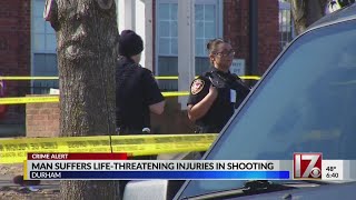 Man taken to hospital with life-threatening injuries after Durham daytime shooting