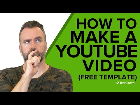 How to Make a Youtube Video (Free Template)
