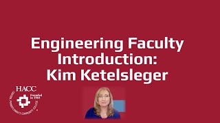 Engineering Faculty Introduction Kim Ketelsleger