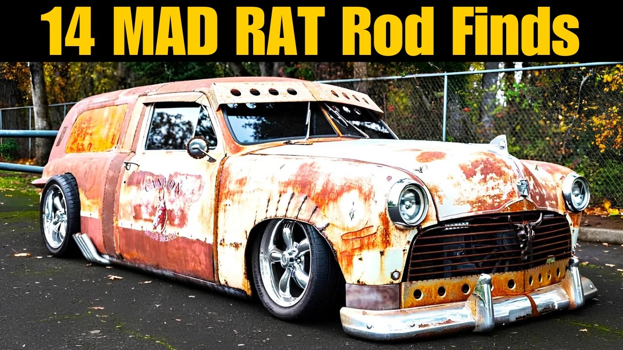マッドラット 14 INSANE RAT Rods for Sale!! MAD MAX's WILDEST Dream!!! - YouTube