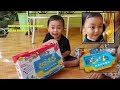 unboxing dan riview  mainan anak hunting games bebek bebekan