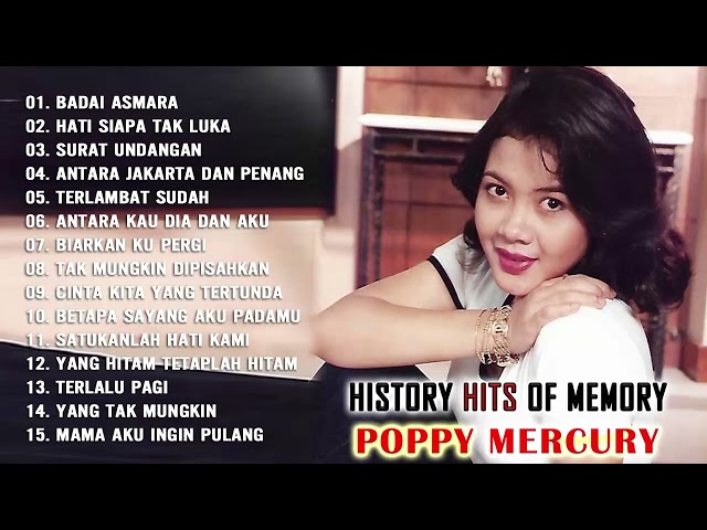 Poppy Mercury Full Album Tanpa Iklan | Hati Siapa Tak Luka | Badai Asmara | Surat Undangan |Pop 90an class=