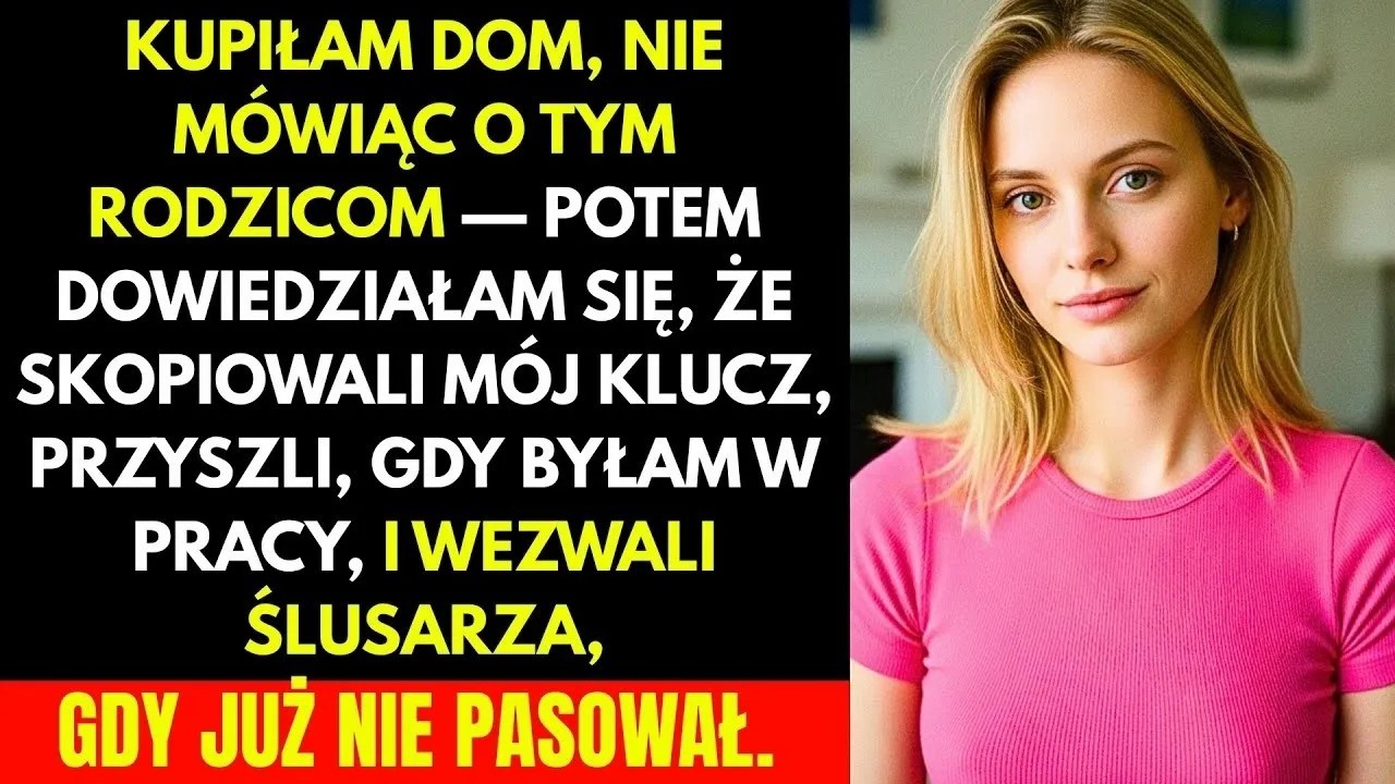 „Jak wy tu weszliście?” – zapytałam, a głos mi drżał, gdy zobaczyłam mamę i moją siostrę Zofię z mężem na kanapie, którą kupiłam dwa dni wcześniej. Sobota rano, Mokotów, w rękach trzymałam pościel...