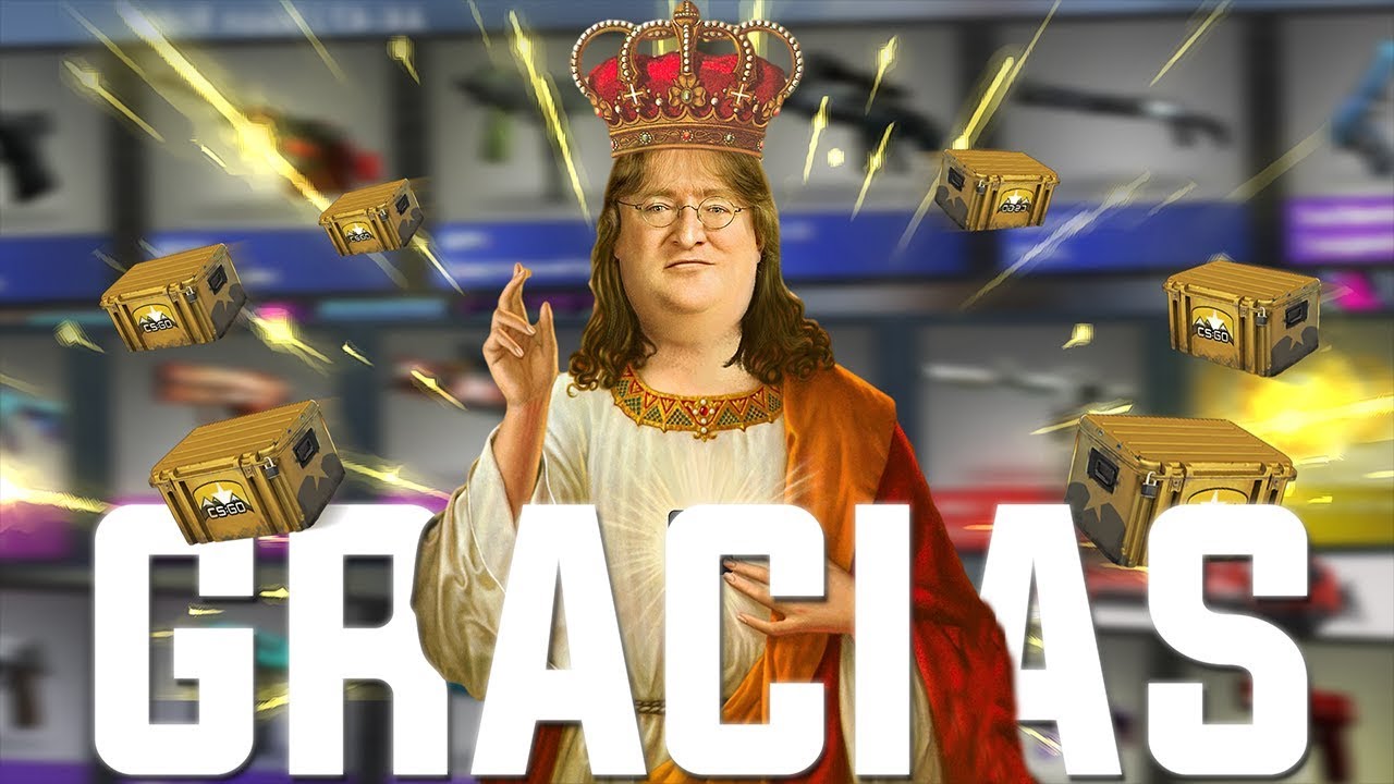ABRO 4 CAJAS DE CS:GO Y GABEN ME SONRÍE - YouTube