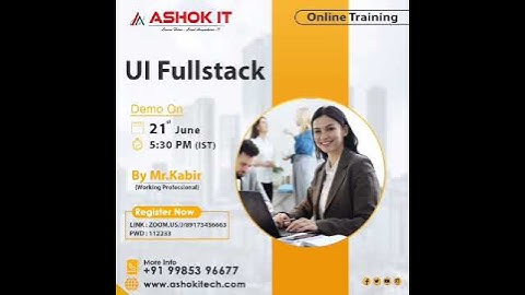 UI Fullstack - New Batch #uifullstack #uifullstacktraininginhyderabad