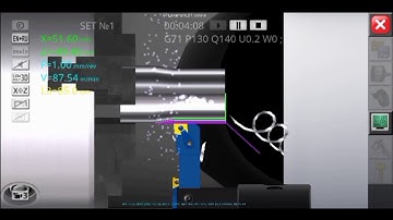 CNC Simulator || Bubut Tirus, Alur, dan Ulir