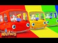 Wheels On The Bus + More Nursery Rhymes &amp; Kids Songs | Minibus Baby Songs