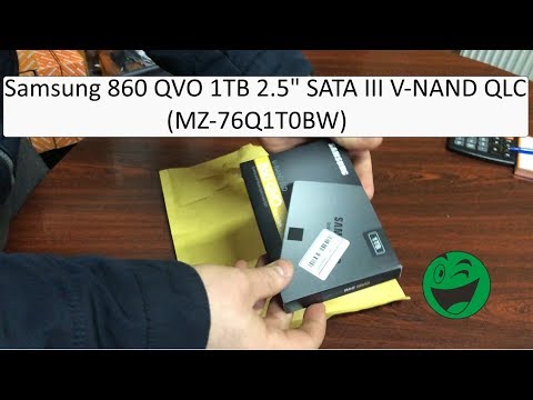 SSD диск Samsung 860 QVO 1TB 2.5" SATA III V-NAND QLC (MZ-76Q1T0BW)