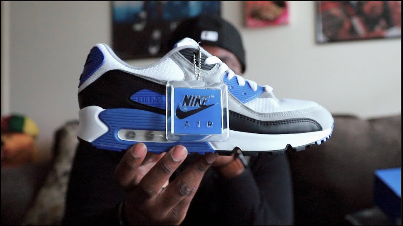 Geweldig straf Lotsbestemming AIR MAX 90 ROYAL BLUE REVIEW - YouTube