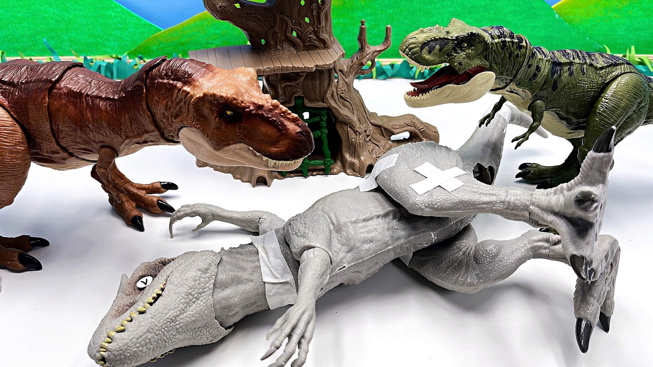 Dinosaur Battle And Hybrid Dinosaur Anatomy! DINOS ate T-Rex Egg!