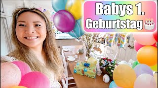 Babys 1. Geburtstag 🎂 Schmetterlings Party | Emotionaler Tag! Dekorieren & Torte backen | Mamiseelen