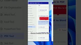 Batch convert PDF files to Word on Windows