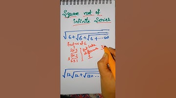😎Square root infinite series questions | Simplification| Vedic maths #shorts #short #shortvideo
