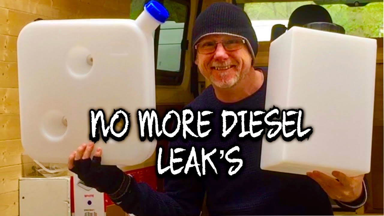 HOW TO Upgrade diesel heater fuel tank DIY SELF BUILD CAMPERVAN RV