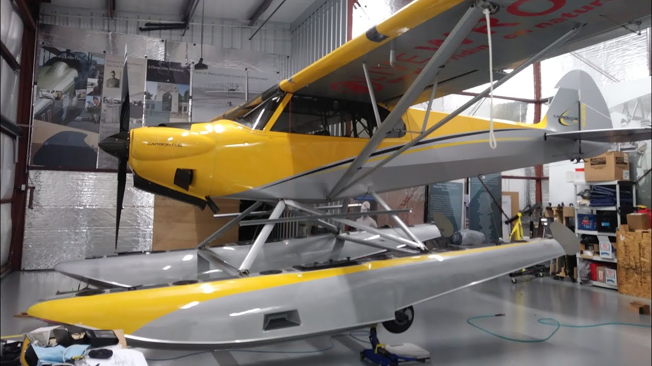 Carbon Cub amphibian: SUPER short takeoff