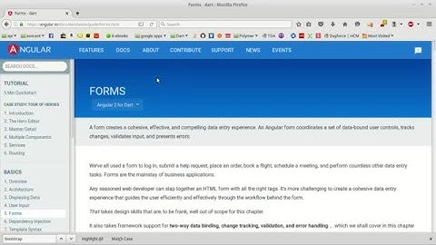 08 Forms - Angular2 Dart Tutorials Eng