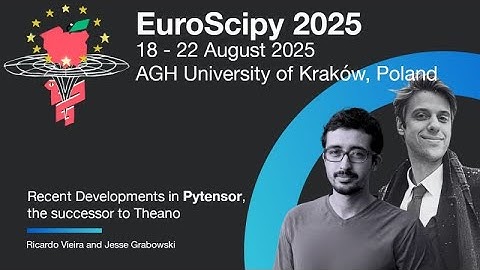 Euroscipy 2025 - Introduction to Pytensor