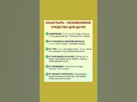 Нашатырь - незаменимое средство для дачи #полезнознать #полезныесоветы ...