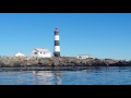 Sealions around the lighthouse of the Race Rocks, Canada