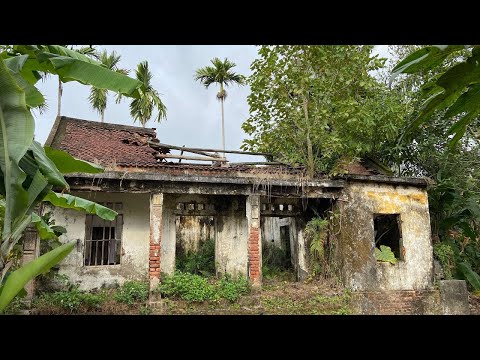 20 years after grandpa passed away - The man renovated the old house left by grandpa,CLEAN UP WEEDS