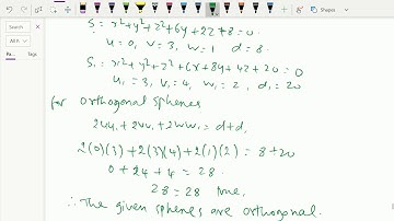Analytical solid geometry : - ( Orthogonal spheres ; Solving problem ) - 83.