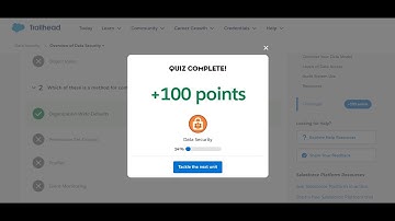 Overview of Data Security of Data Security in Trailhead Salesforce 2025!