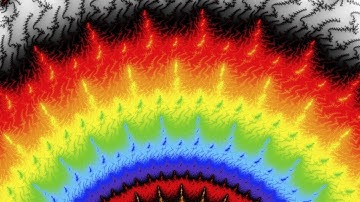 Rainbow - Mandelbrot Fractal Zoom (e609) (4k 60fps)