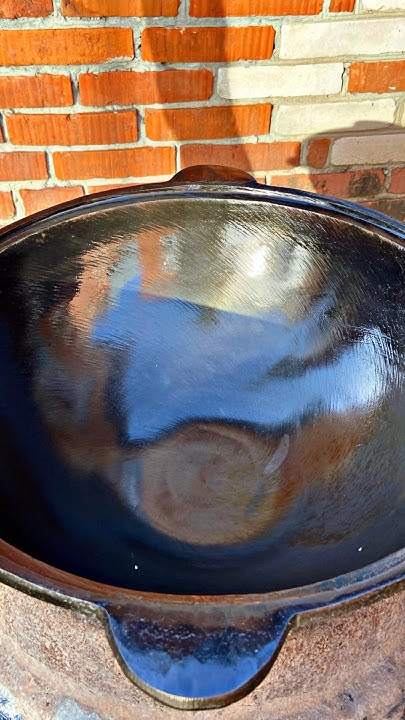 PREPARATION OF CAST IRON CAULDRON / CAULDRON FIRING / ПОДГОТОВКА ...