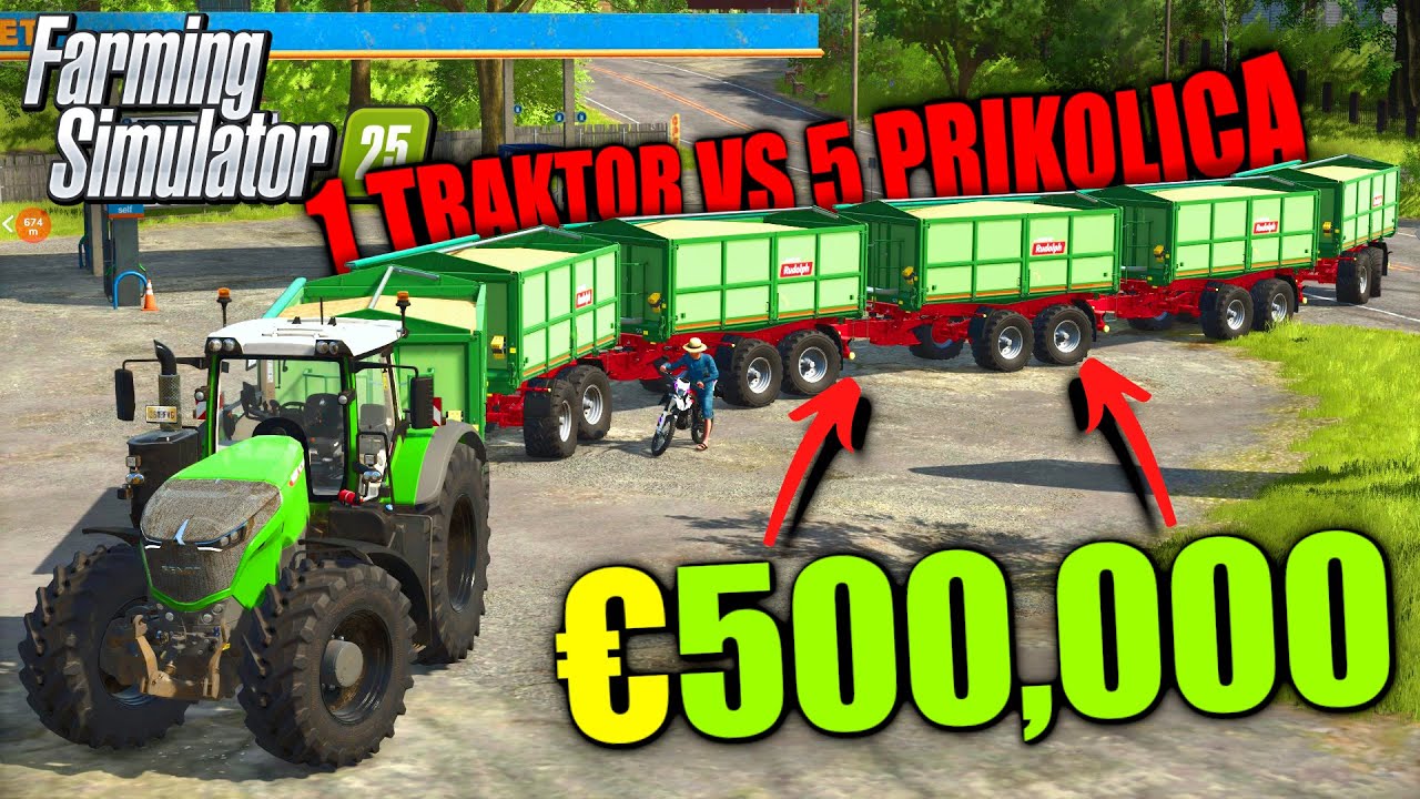 5 Punih Prikolica vs 1 Traktor Fendt, Zaradili €500,000! -Ep18