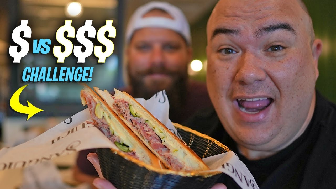 $$$ Expensive vs $ Cheap, GREATEST Miami Sandwich!