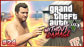 Completing GTA V Without Taking Damage? - No Hit Run Attempts (One Hit KO) #24