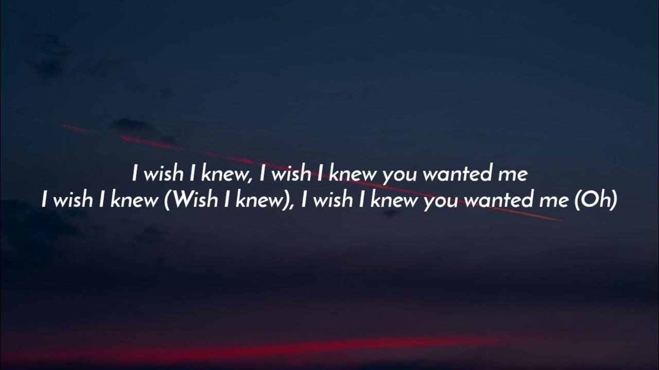 Steve Lacy I wish I knew you wanted me (Bad Habit) (Lyrics) YouTube