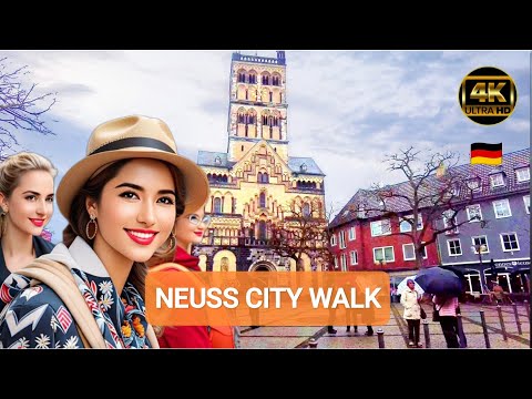 Discovering the Charming Old Town of Neuss,  April 8th, 2022 4K GERMANY